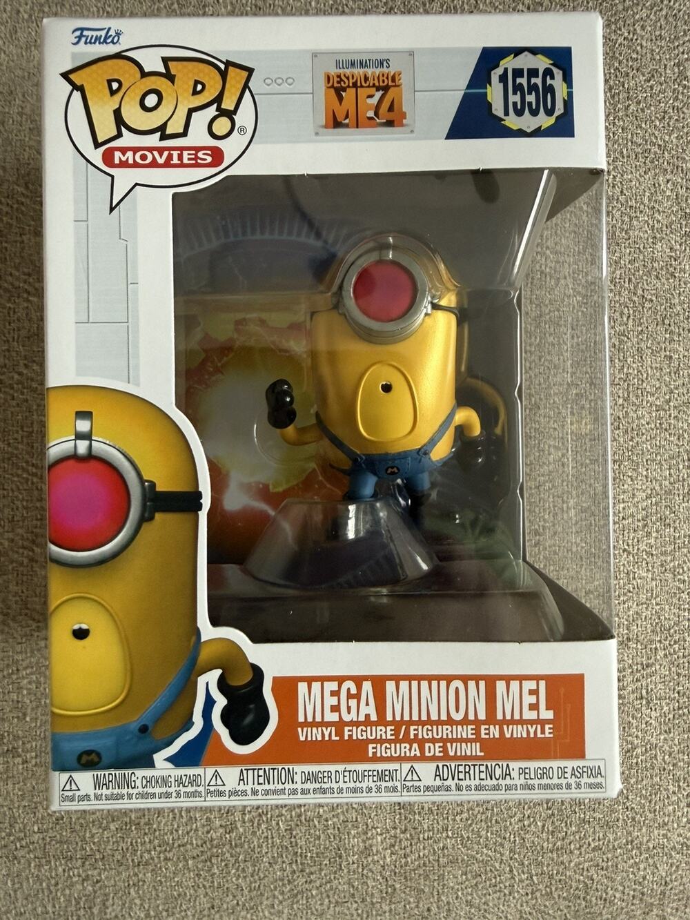 Funko Pop! Mega Minion Mel #1556 Despicable Me 4 Vinyl Figure